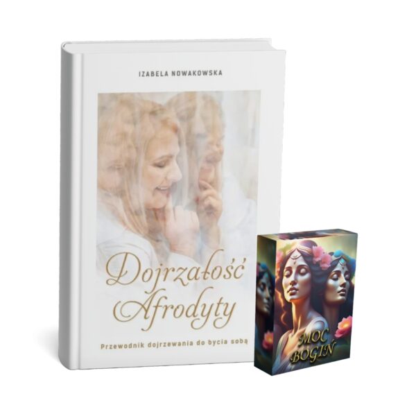Pakiet książka "Dojrzałość Afrodyty" + karty "Moc Bogiń”